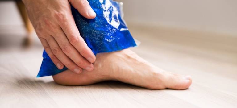 medial ankle sprain
